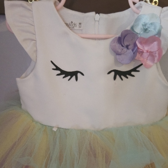Unicorn Birthday Tutu Dress by ERAY KIDS Sz3Y - Picture 8 of 14